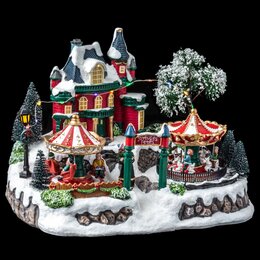 Kerstdorp carrousel