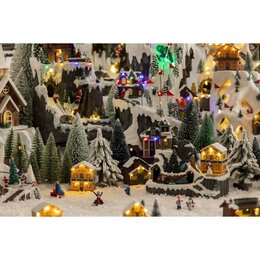 Kerstdorp chalet montagne lm/mv/ms - afbeelding 5