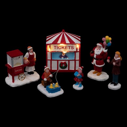 Kerstdorp Ducasse 4L 6stuks