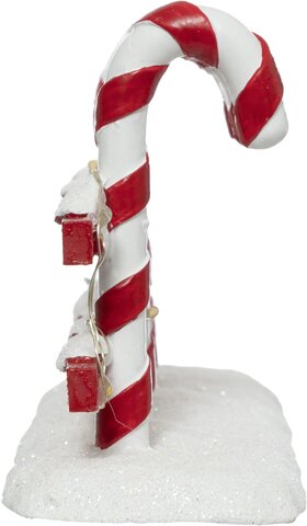 Kerstdorp hek 12L met snoep - afbeelding 5