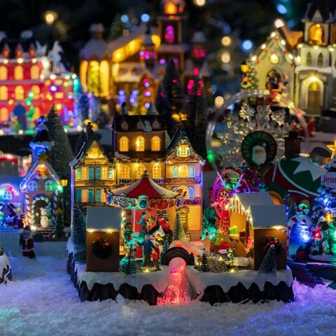 Kerstdorp Kerstmarket 56L - afbeelding 3