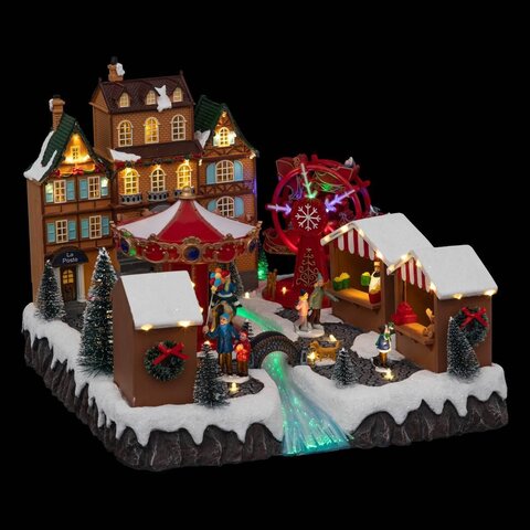 Kerstdorp Kerstmarket 56L - afbeelding 4