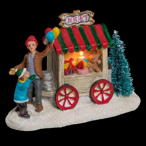 Kerstdorp led met batterijen