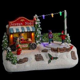Kerstdorp schaatsstand  
