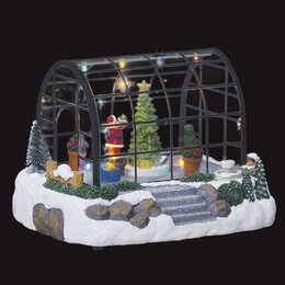 Kerstdorp - Serre van Kerstman 7Led