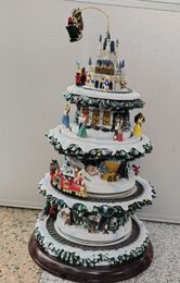 Kerstdorp sprookje 44x22cm