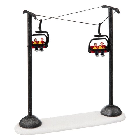 Kerstdorp stoeltjeslift