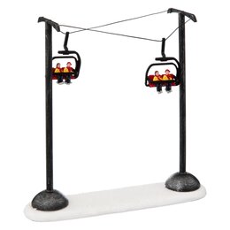 Kerstdorp stoeltjeslift