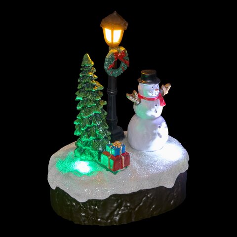Kerstdorp - Straatlantaarn 3Led 3ass
