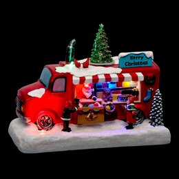 Kerstdorp - Vrachtwagen van Kerstman 5Led