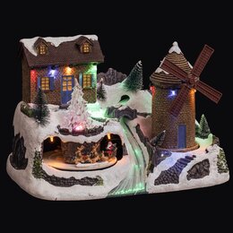 Kerstdorp windmolen