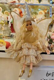 Kerstfee 45cm - goud