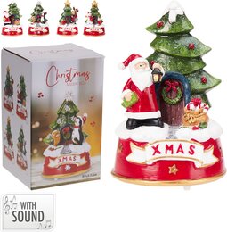 Kerstfiguur met muziek 4ass