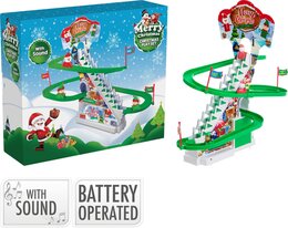 Kerstklimbaan met geluid