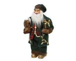 Kerstman 19x8x30cm kunststof