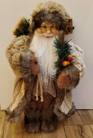 Kerstman 60cm - bruin