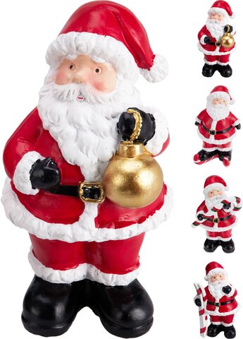 Kerstman 9x16cm 4ass