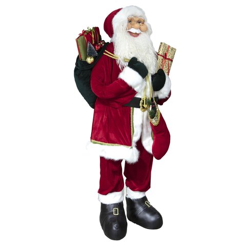Kerstman H180cm traditioneel