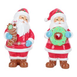 Kerstman met snoep 11x10x20cm 2ass