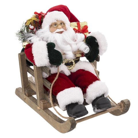 Kerstman op slee