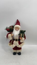 Kerstman promo donkerrood 30cm