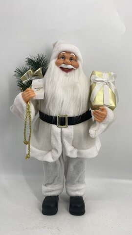 Kerstman promo zilver 60cm