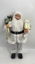 Kerstman promo zilver 60cm