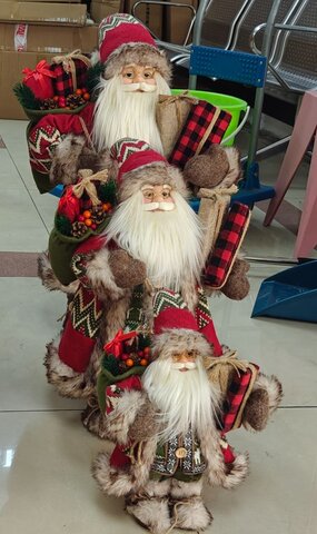 Kerstman vacht 60cm