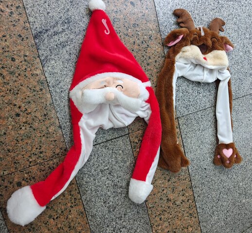 Kerstmuts 47x26cm - 2ass