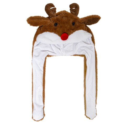 Kerstmuts rendier bewegend
