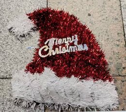 Kerstmuts Tinsel 28x23cm