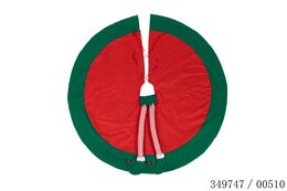 Kerstrok elfje D120cm - rood+groen