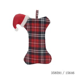 Kerstsok 33x26cm bot schotse