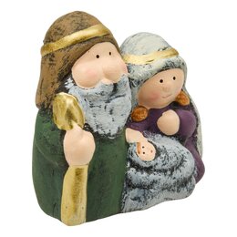 Kerststal figuur H7cm 3ass