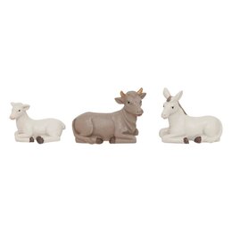 Kerststal H25cm met 11figures - afbeelding 7