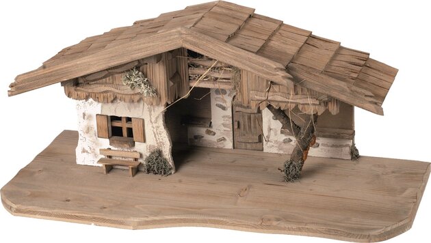 Kerststal "Wallgau' antiek