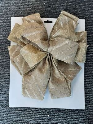 Kerststrik 29x70cm goud
