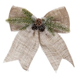Kerststrik 38x38cm jute