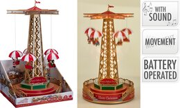Kersttafereel Carousel Led 45cm