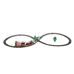 kersttrein met kerstman 22st licht/geluid