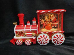 Kersttrein sneeuweffect LED 32x10x18