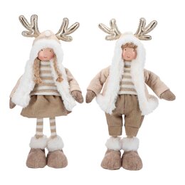 Kinderen 18x10x34cm beige 2ass