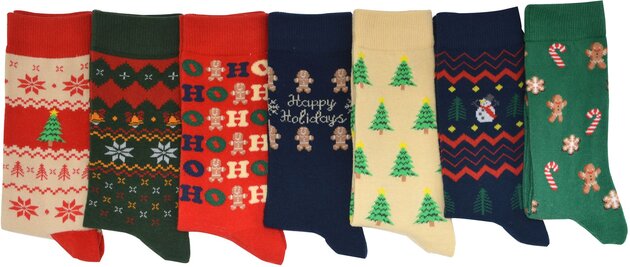 Kousen Lady 7paar X-MAS TU - joyfull