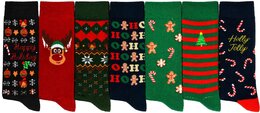 Kousen Men 7paar X-MAS mt43-46  - Ice