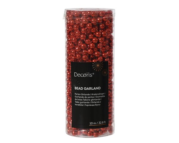 Kralenketting 10m - kerstrood