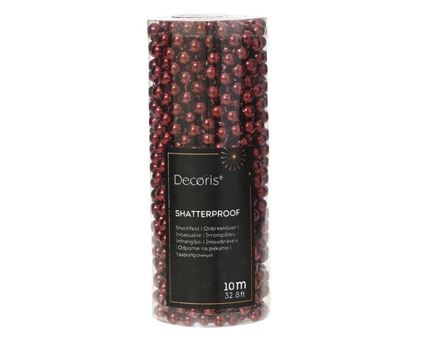 Kralenketting 10m - oxblood
