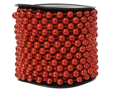 Kralenketting 10m - rood