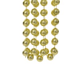 Kralenketting xxl 270cm - licht goud