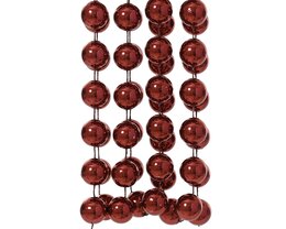Kralenketting xxl 270cm - oxblood