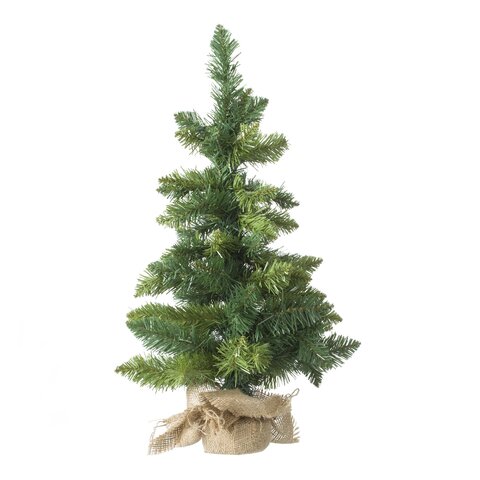 Kunstkerstboom H50 cm - met jute zak